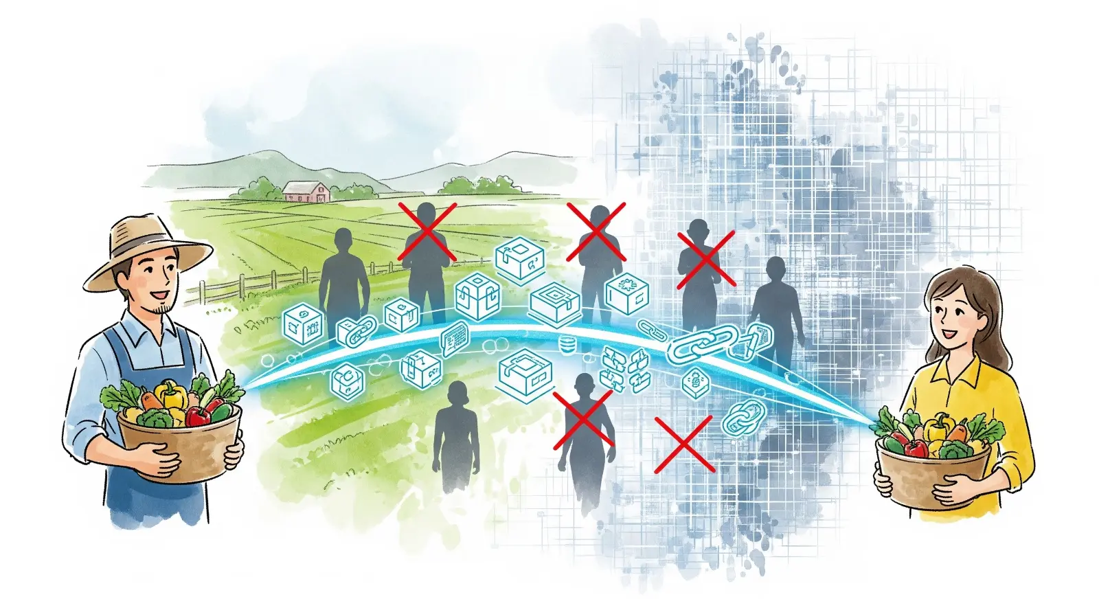 ದಲ್ಲಾಳಿಗಳ ಕಾಟಕ್ಕೆ ಡಿಜಿಟಲ್ ಬ್ರೇಕ್: ರೈತರ ಪಾಲಿನ ರಕ್ಷಾಕವಚ ಬ್ಲಾಕ್‌ಚೇನ್ ತಂತ್ರಜ್ಞಾನ