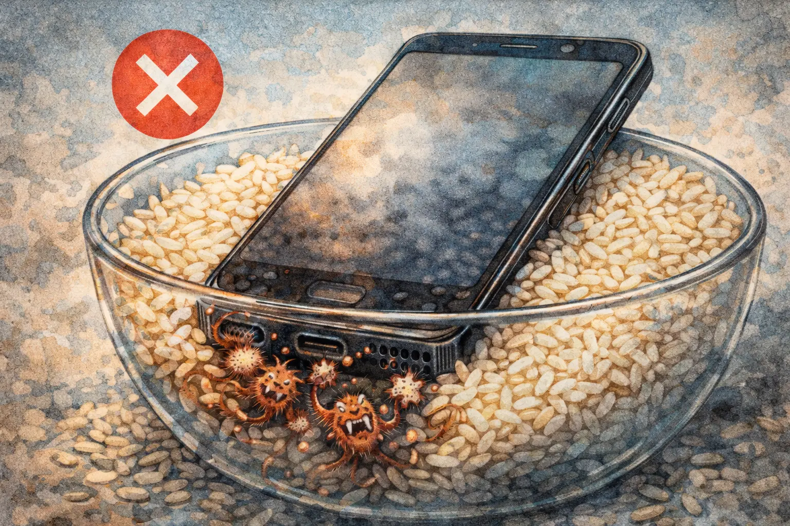 ನೀರಿನಲ್ಲಿ ಬಿದ್ದ ಫೋನ್: ಅಕ್ಕಿ ಡಬ್ಬದಲ್ಲಿ ಇಡುವುದು ಸರಿಯೇ? ವಿಜ್ಞಾನ ಹೇಳುವ ಸತ್ಯವೇನು?