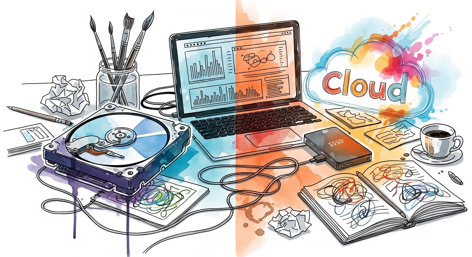 SSD vs. HDD vs. Cloud: Best Storage Solutions for Creatives