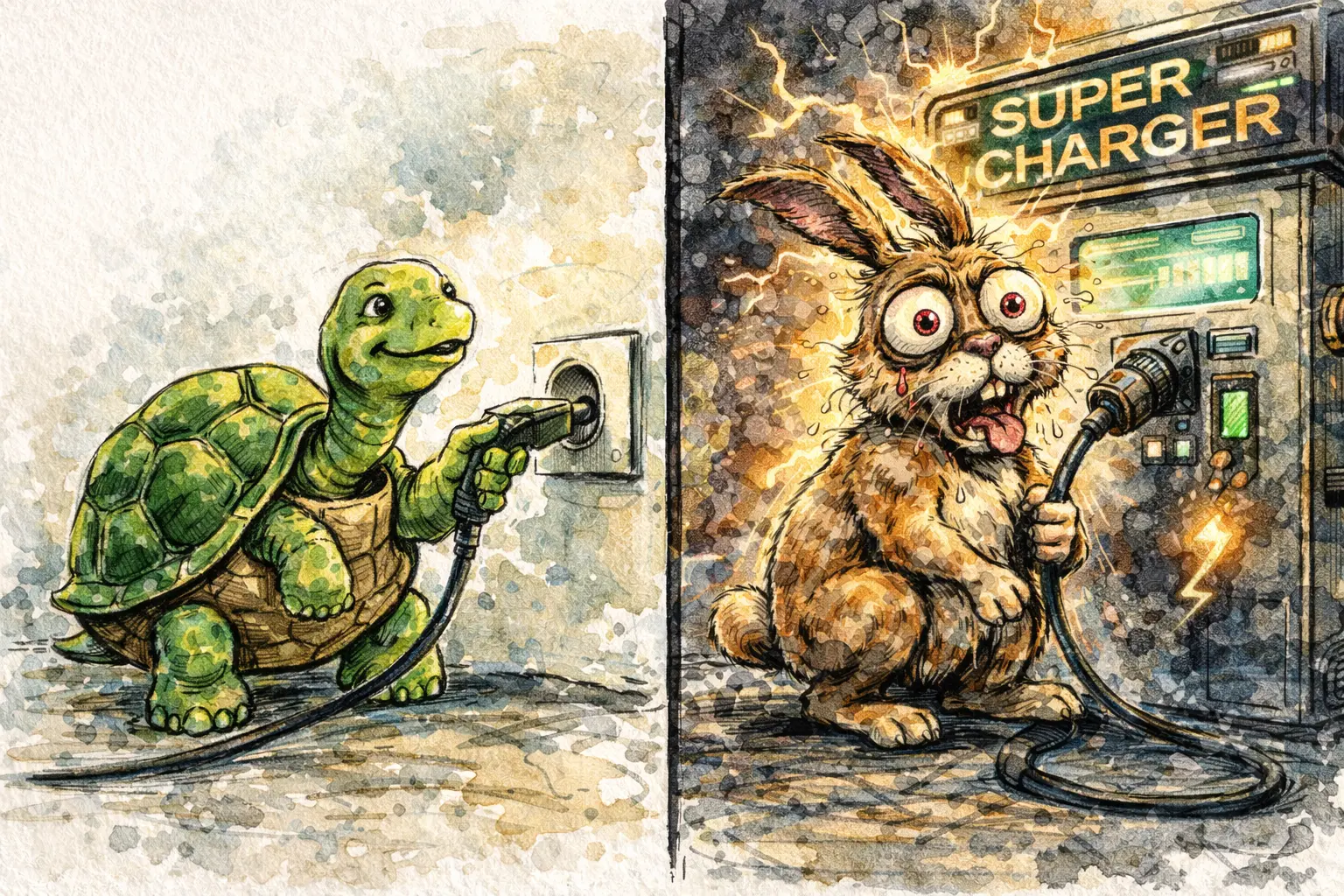 ಫಾಸ್ಟ್ ಚಾರ್ಜಿಂಗ್ ಮಾಡಿದ್ರೆ ಇವಿ ಬ್ಯಾಟರಿ ಹಾಳಾಗುತ್ತಾ? ಸ್ಲೋ ಚಾರ್ಜಿಂಗ್ ಬೆಸ್ಟಾ? ಸತ್ಯ ಇಲ್ಲಿದೆ.