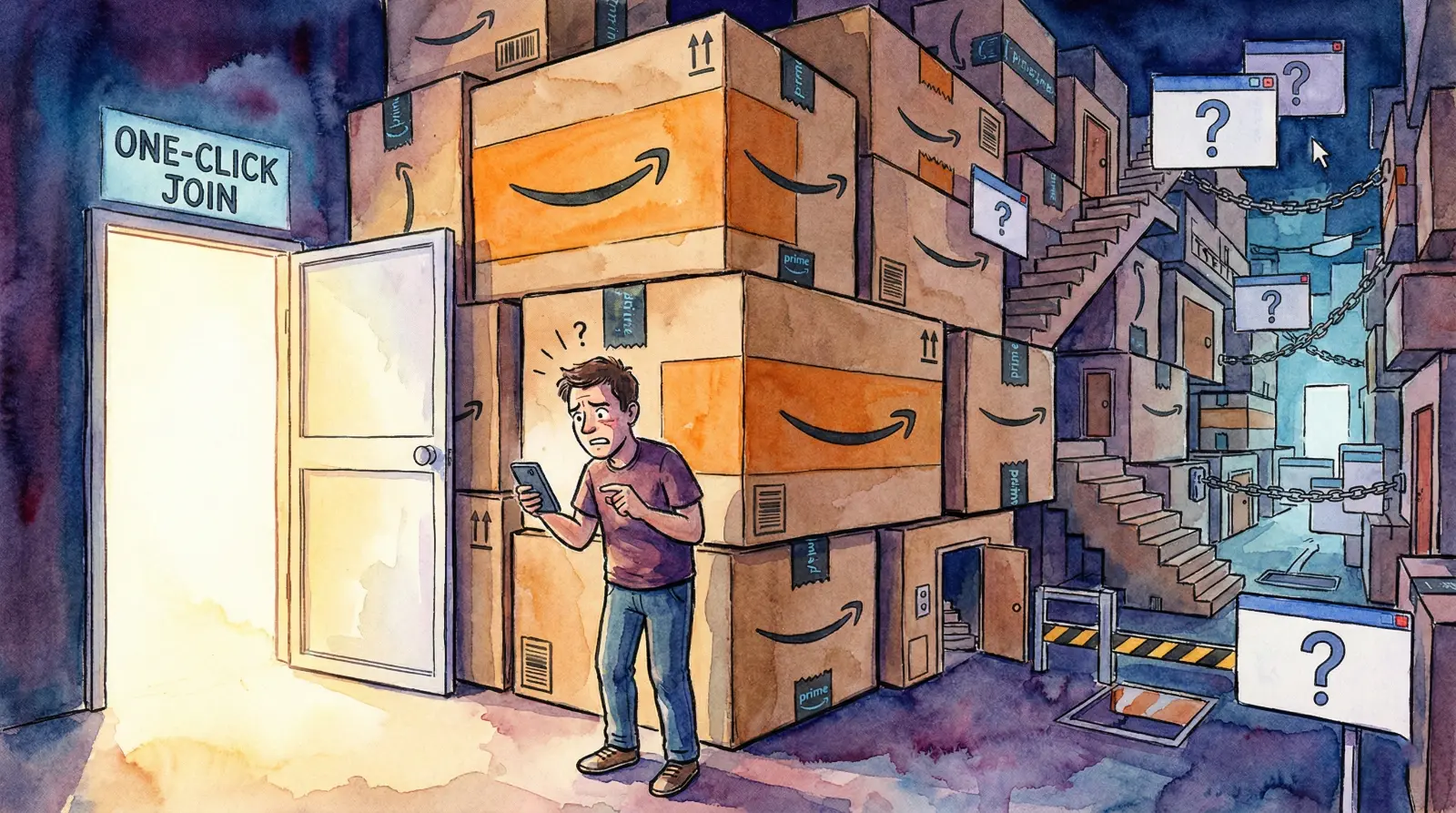 The Roach Motel: Why Amazon Prime Was Easier to Join Than to Leave