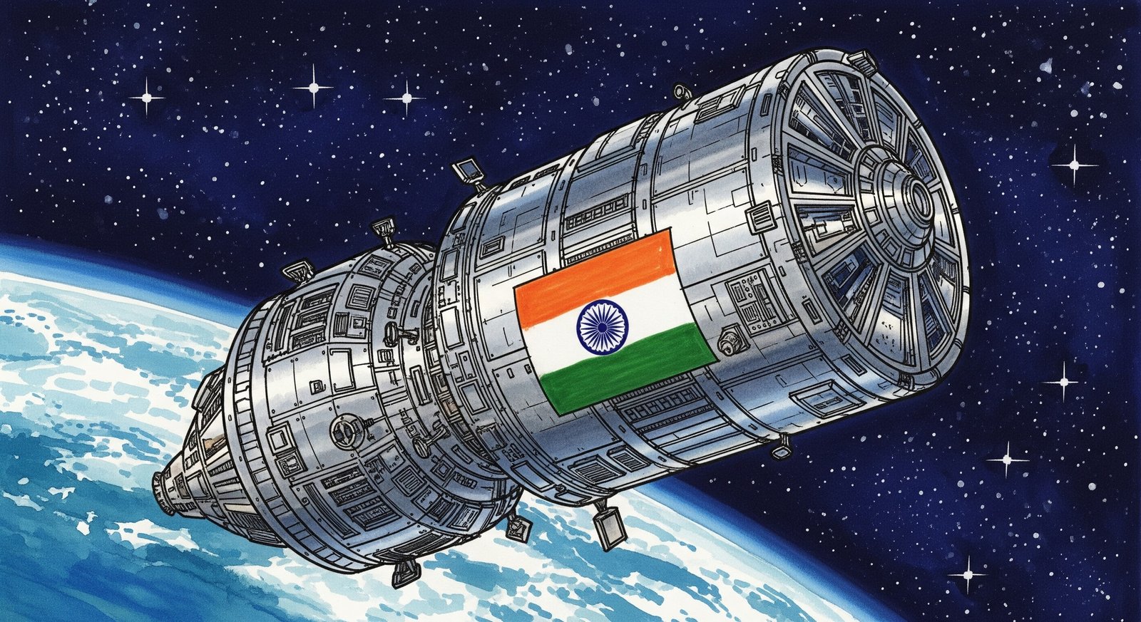 India's Own Address in Space ISRO Locks Historic Space Station Blueprint