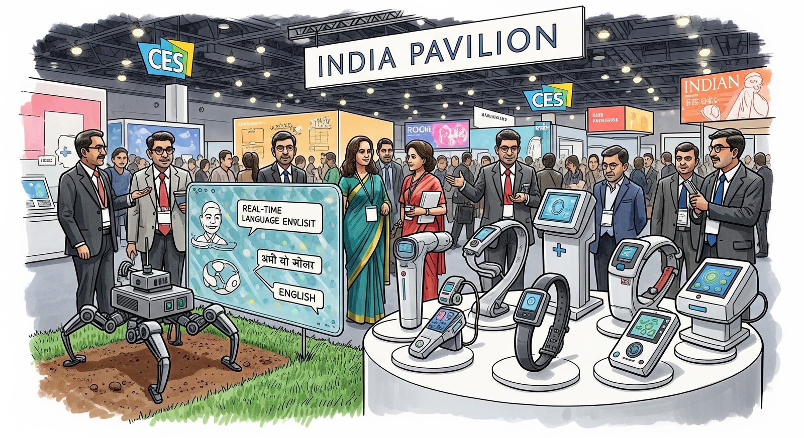 ಅಮೆರಿಕದ ನೆಲದಲ್ಲಿ ಭಾರತದ ಕಹಳೆ: CES 2026 ರಲ್ಲಿ ಜಗತ್ತನ್ನೇ ನಿಬ್ಬೆರಗಾಗಿಸಿದ ನಮ್ಮ ಸ್ಟಾರ್ಟಪ್‌ಗಳು!