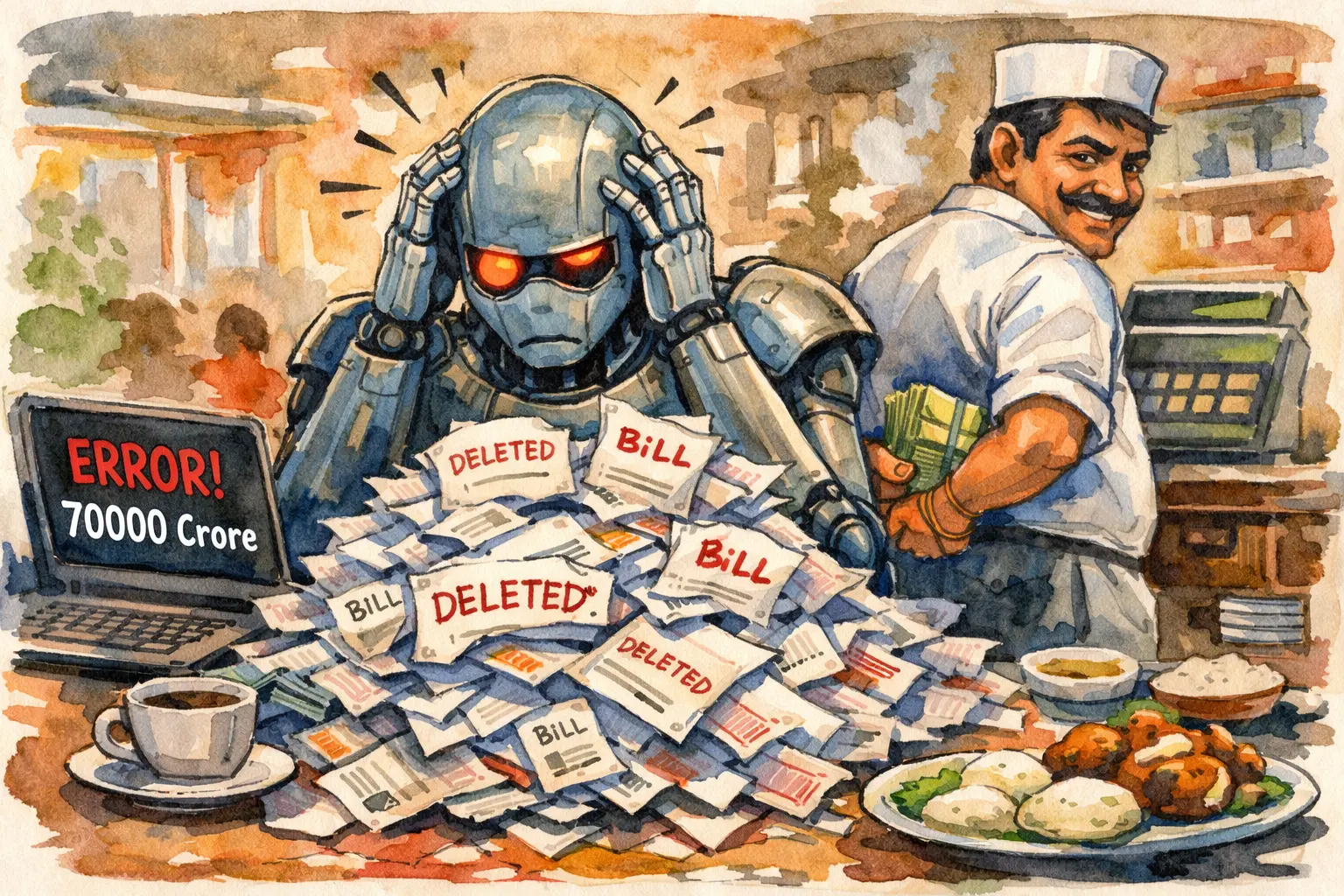 ಕಳ್ಳಬುದ್ಧಿಯ ಮುಂದೆ ಕೃತಕ ಬುದ್ಧಿಮತ್ತೆ ಬಚ್ಚಾ: ಅರವತ್ತು ಟೆರಾಬೈಟ್ ಇಡ್ಲಿ ವಡೆ ಲೆಕ್ಕಾಚಾರ ಕಂಡು ಬೆಚ್ಚಿಬಿದ್ದ ಎಐ!