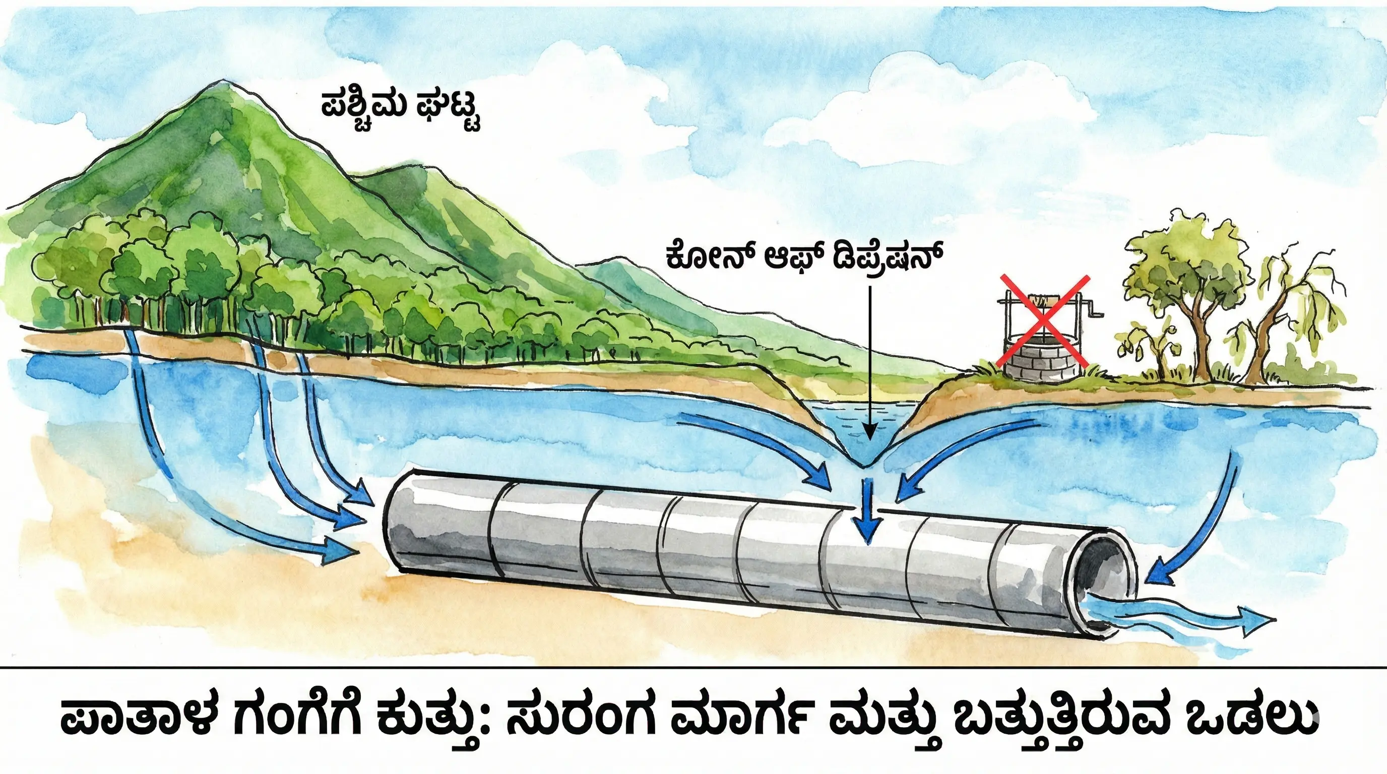 ನದಿ ತಿರುವು ಯೋಜನೆ: ಸುರಂಗದಿಂದ ಪಾತಾಳಗಂಗೆಗೆ ಕುತ್ತು!