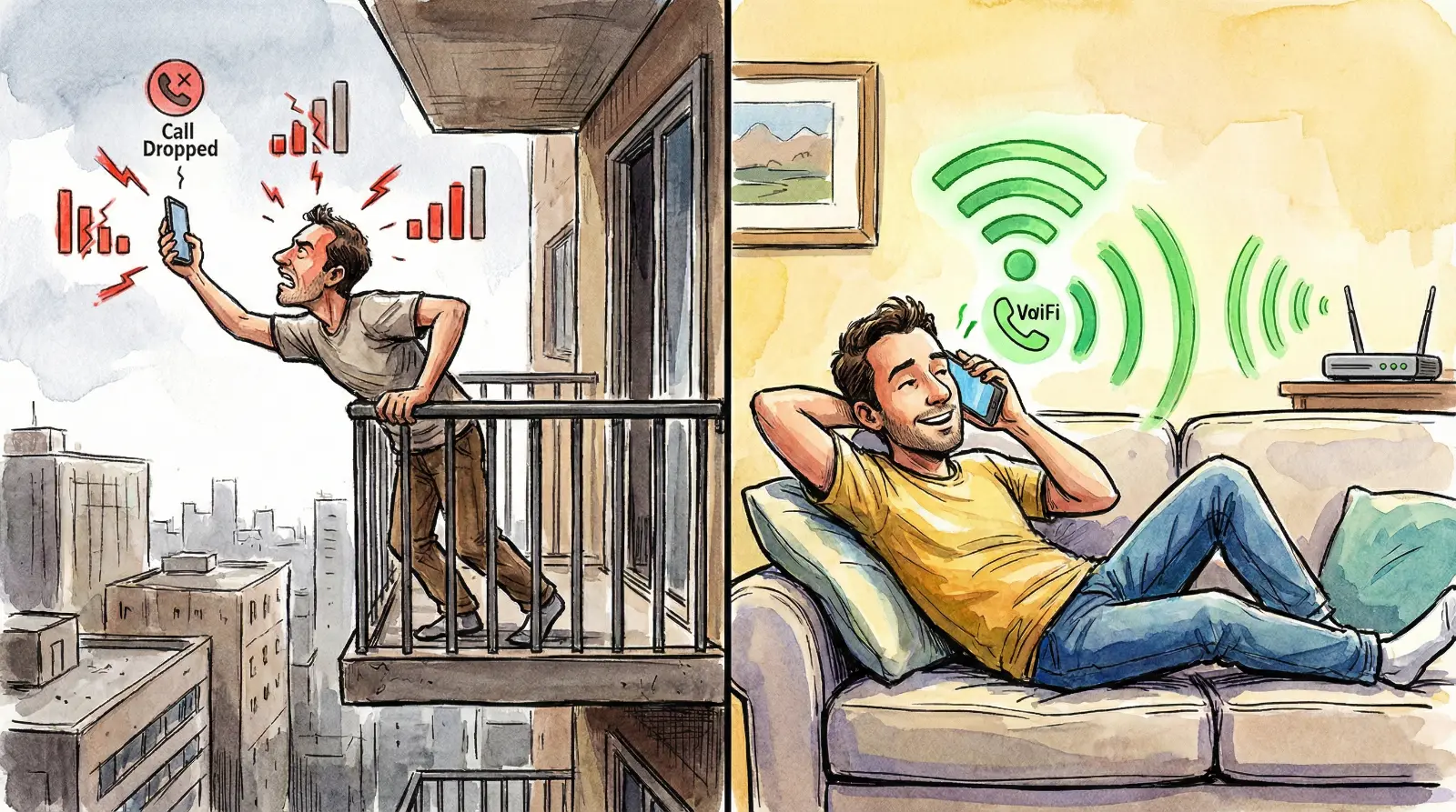 ಮನೆಯೊಳಗೆ ನೆಟ್‌ವರ್ಕ್ ಸಿಗ್ತಲ್ವಾ? 'ವೈ-ಫೈ ಕಾಲಿಂಗ್' (VoWiFi) ಆನ್ ಮಾಡೋದು ಹೇಗೆ?