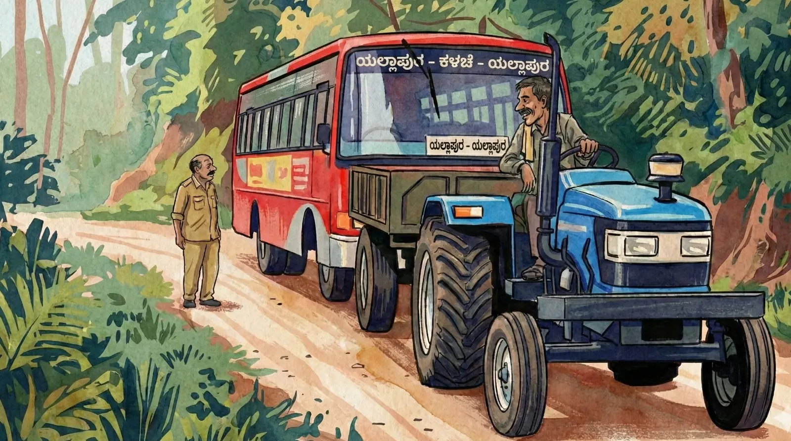 ವಿಶ್ವದರ್ಜೆಯ ಆವಿಷ್ಕಾರ: ಬಸ್ಸಿಗೊಂದು ಟ್ರಾಕ್ಟರ್ ಭಾಗ್ಯ ಮತ್ತು ಹೈಬ್ರಿಡ್ ಸಾರಿಗೆಯ ಹೊಸ ಮನ್ವಂತರ!