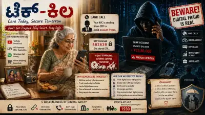 ಟೆಕ್ಕಿನ ತೆಕ್ಕೆಯಲ್ಲಿ ಒದ್ದಾಡುವ ಹಿರಿಮನಸ್ಸು!