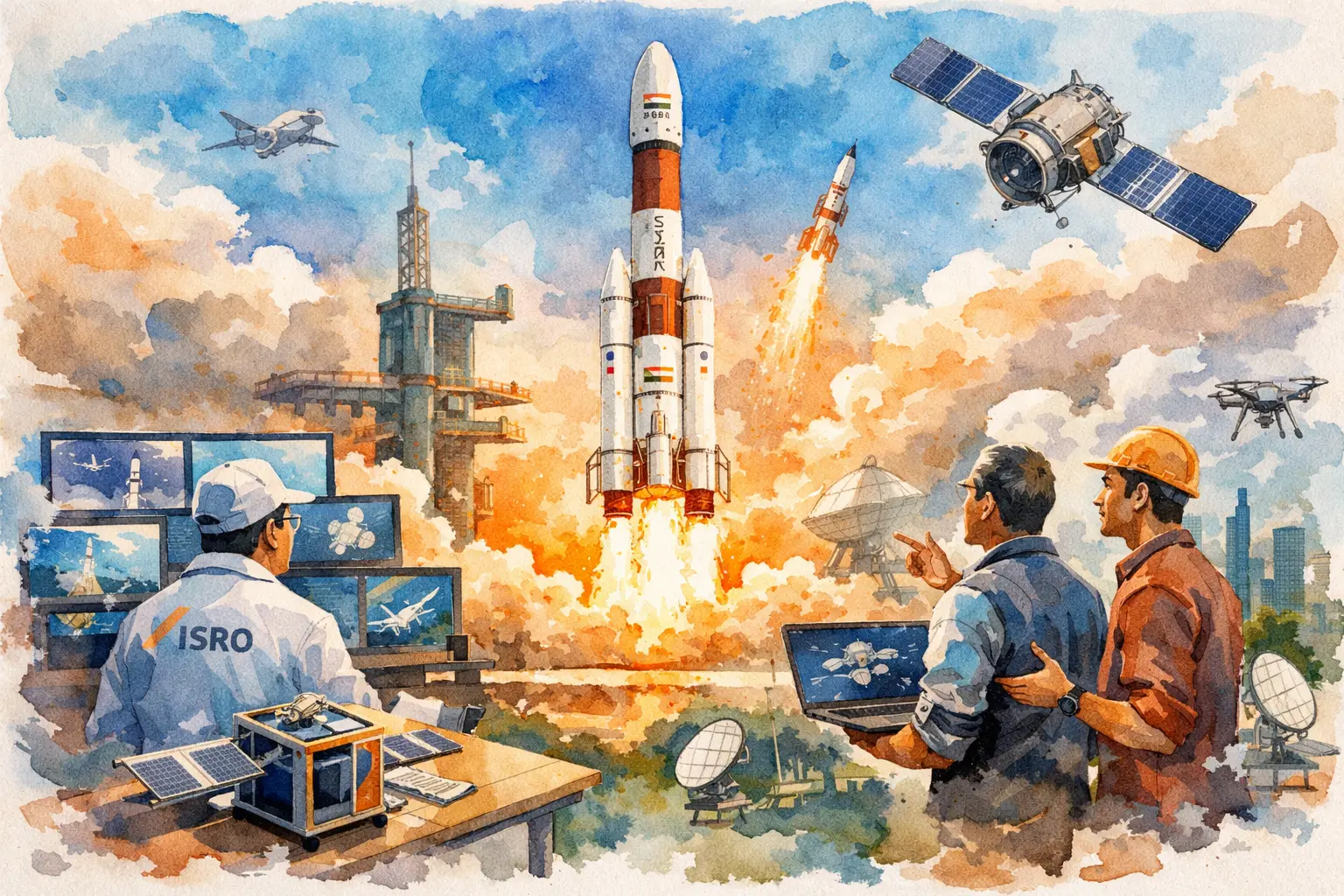 ಗ್ಲೋಬಲ್ ಸ್ಪೇಸ್ ಮಾರ್ಕೆಟ್ನಲ್ಲಿ ಭಾರತದ ಪಾಲು ಹೆಚ್ಚಿಸುವ ಹೊಸ ತಂತ್ರ!